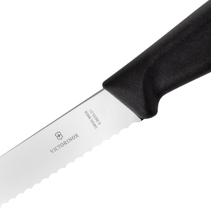 Couteau à pain 21 cm noir - Victorinox
