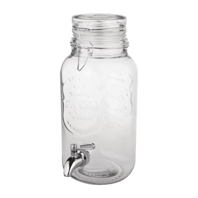 Distributeur de boissons rétro à fermeture métallique - 3,6 L - Olympia