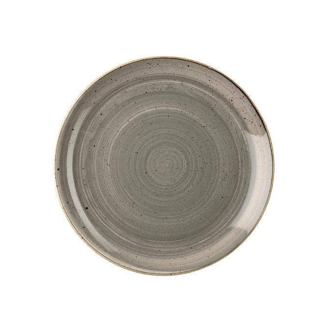 Assiettes rondes Stonecast Grey 288 mm (lot de 12) - Churchill
