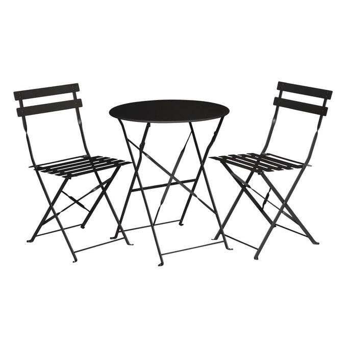 Table de terrasse en acier noire - Bolero