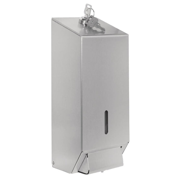 Distributeur de savon liquide en acier inoxydable 1 L - Jantex
