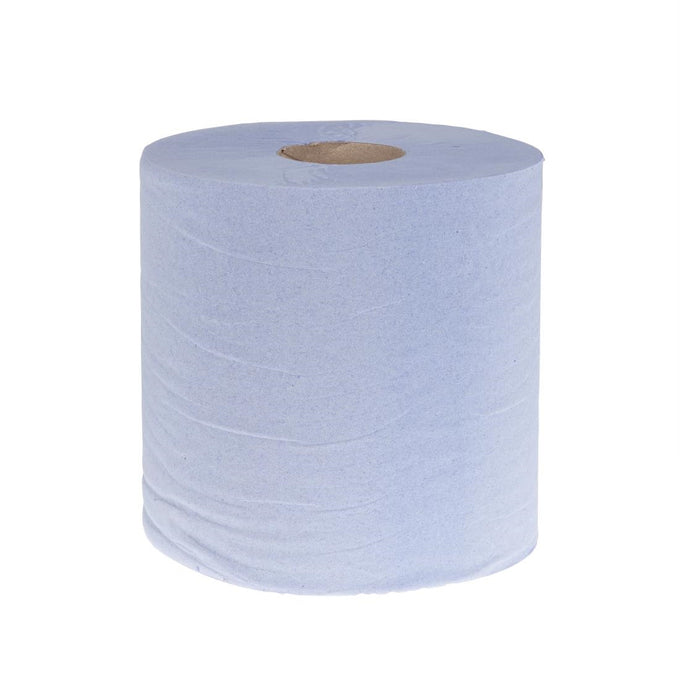 Bobines bleues à alimentation centrale 1 pli (lot de 6) - Jantex