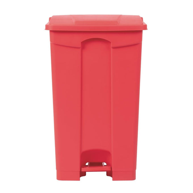 Poubelle de cuisine à pédale rouge 87 L - Jantex