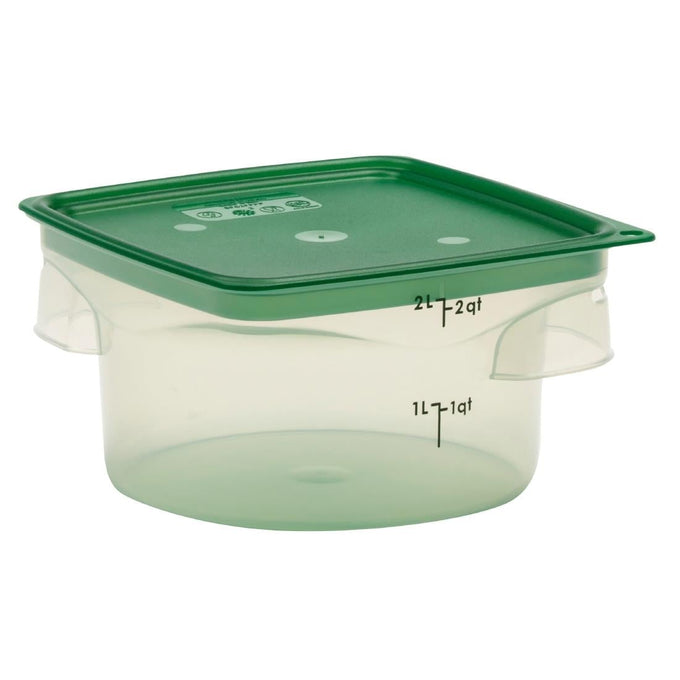 Égouttoir en polypropylène FreshPro CamRound vert - Cambro