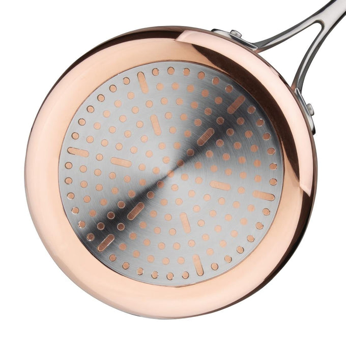 Casserole en cuivre 3 couches induction 180 mm - 2,4 L - Vogue