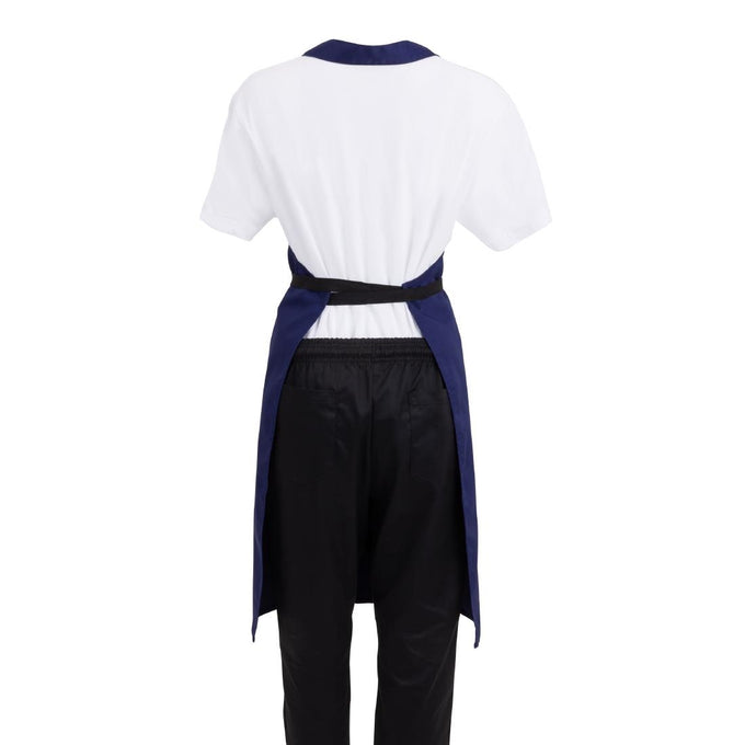 Tablier bavette bleu marine - Whites Chefs Clothing