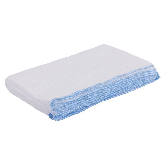 Lavettes bleues 400 × 300 mm (lot de 10) - Jantex