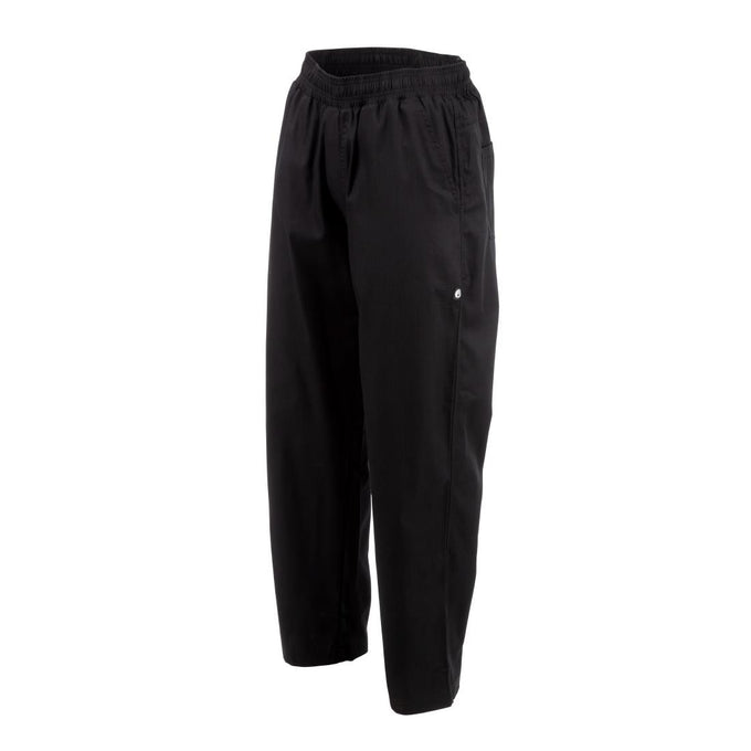 Pantalon de cuisinier ample unisexe Better Built Baggy noir M - Chef Works