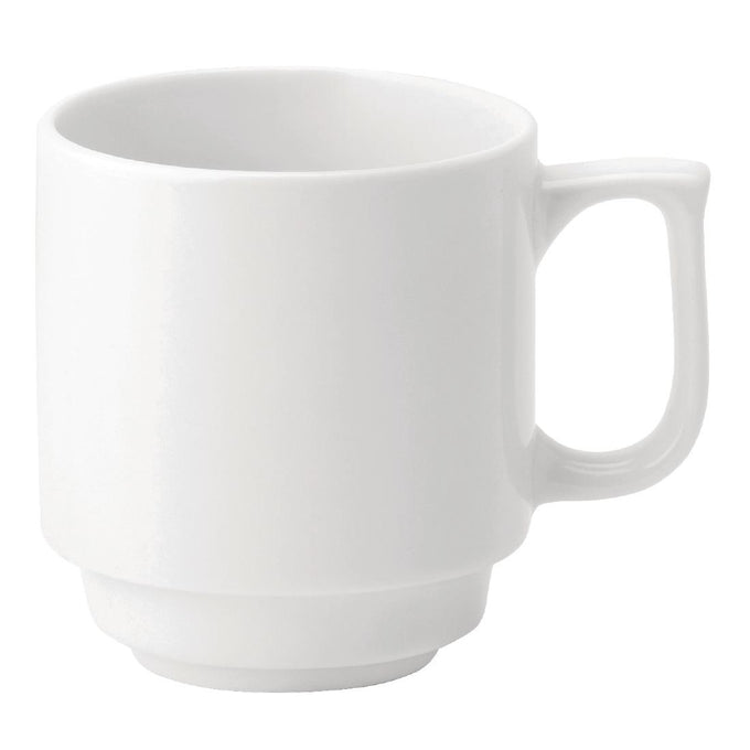 Mugs empilables Pure White 280 ml (lot de 36) - Utopia