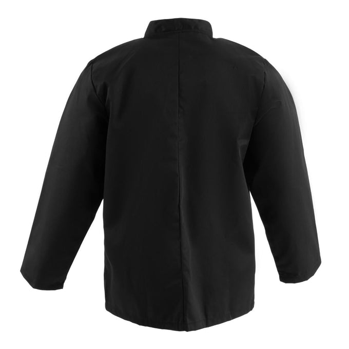 Veste de cuisine mixte Vegas manches longues noire - Whites Chefs Clothing