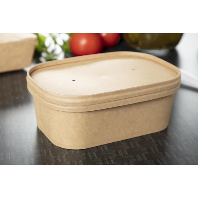 Barquettes alimentaires micro-ondables recyclables Stagione 750 ml (lot de 300) - Colpac