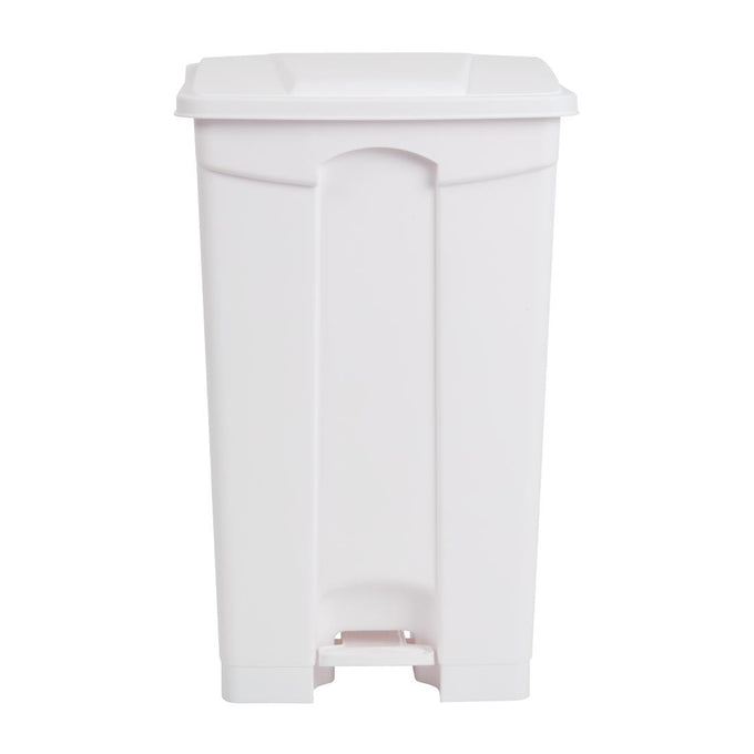 Poubelle de cuisine à pédale blanche 87 L - Jantex