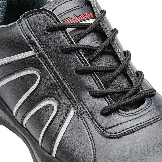 Baskets de sécurité Basix noires - Slipbuster Footwear