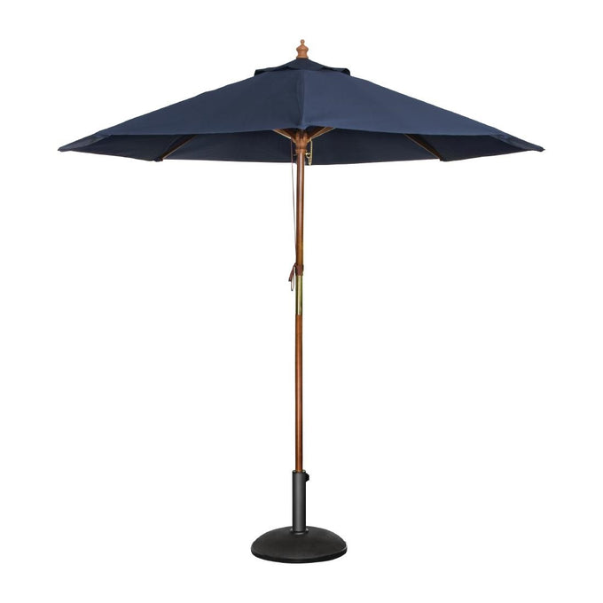 Parasol rond 2,5m bleu marine - Bolero