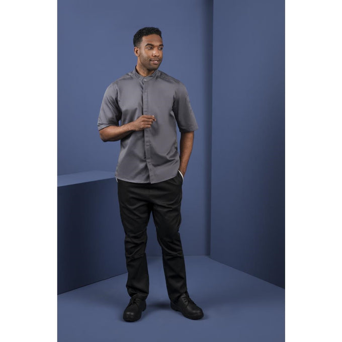 Veste col officier gris anthracite - Southside