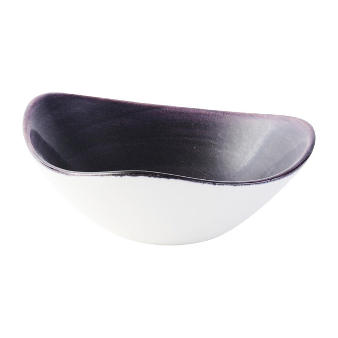 Bols triangulaires Stonecast Patina Purple 185 mm (lot de 12) - Churchill