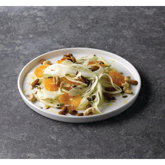 Assiettes avec rebord Chefs blanches 210 mm (lot de 6) - Churchill