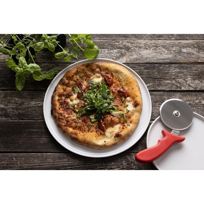 Assiettes à pizza Whiteware 330 mm (lot de 4) - Olympia