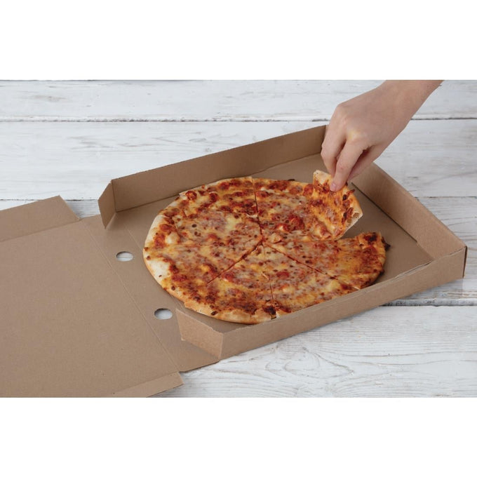 Cartons à pizza kraft 30 cm (lot de 100) - Fiesta Compostable