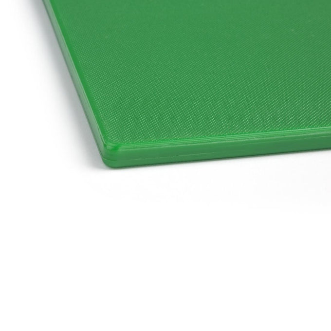 Grande planche à découper basse densité verte - L 600 x P 450 x H 10 mm - Hygiplas
