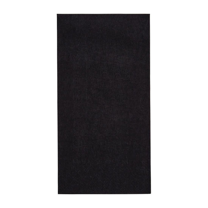 Serviettes diner 3 plis noires 40 × 40 cm pliage 1/8 (lot de 1000) - Fiesta Recyclable