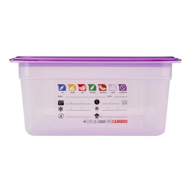 Bac en polypropylène Safetrak IML GN 1/1 150 mm - Cambro