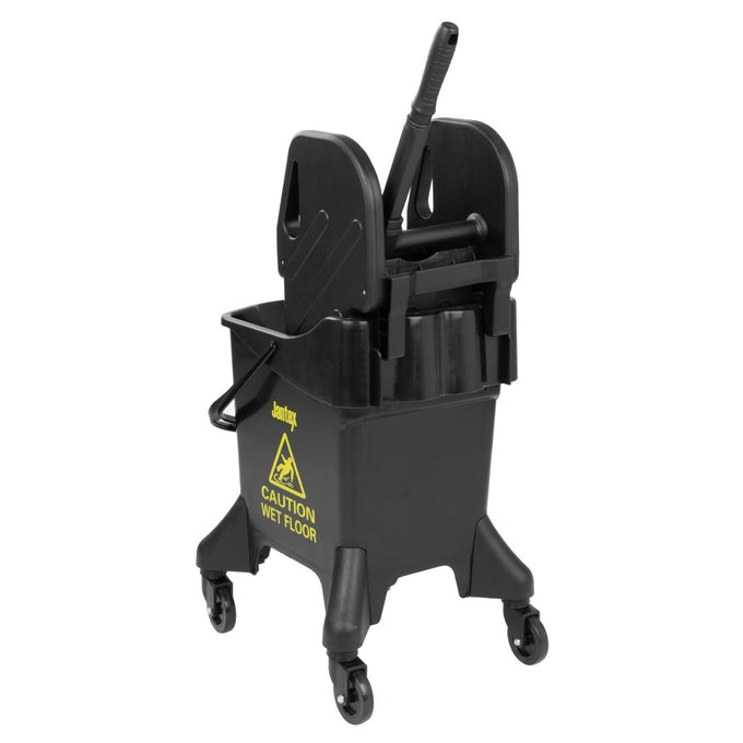 Seau essoreur haut 20 litres marquage jaune - Jantex