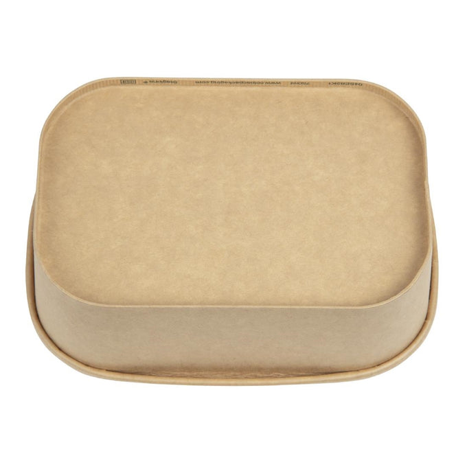 Barquettes alimentaires micro-ondables recyclables Stagione 750 ml (lot de 300) - Colpac