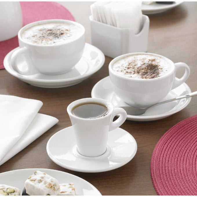 Tasses à cappuccino blanches 284 ml (lot de 12) - Olympia