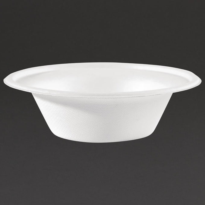 Bols ronds compostables en bagasse 300 ml (lot de 50) - Fiesta Compostable