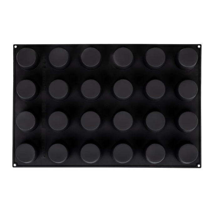 Moule à pâtisserie antiadhésif en silicone 24 muffins - Pavoflex