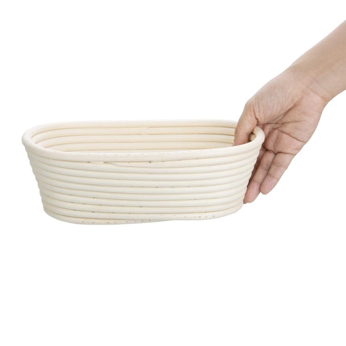 Panier de fermentation ovale en rotin 250 × 150 × 80 mm - Vogue
