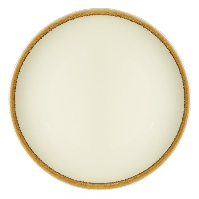 Assiettes plates rondes Kiln sable 230 mm (lot de 6) - Olympia