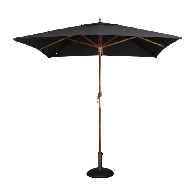 Parasol carré 2,5m noir - Bolero