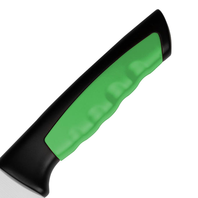 Couteau de cuisine Pro vert 21,5 cm - Hygiplas