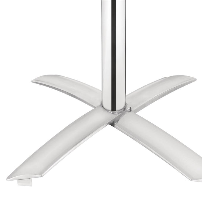 Table bistro carrée plateau basculant frêne 600 mm - Bolero