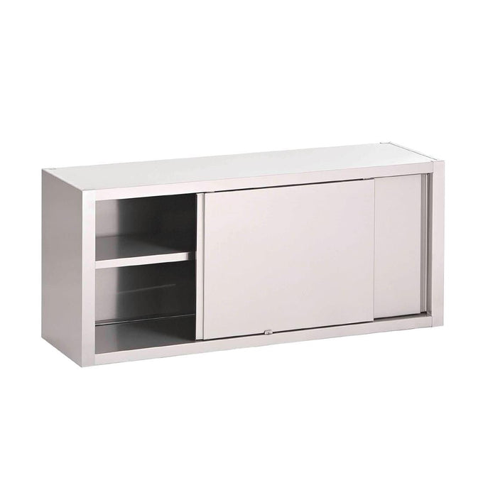 Placard mural inox avec portes coulissantes 660 × 1400 × 400 mm - Gastro M