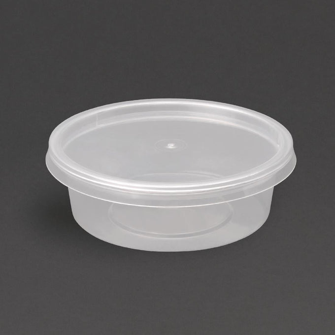 Pots à sauce micro-ondables en plastique 50 ml (lot de 100) - Fiesta Recyclable