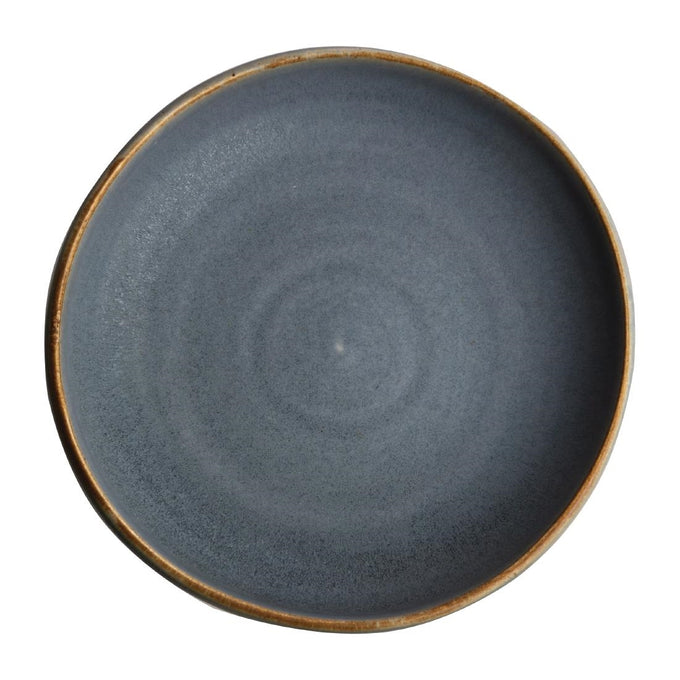 Assiettes creuses calottes bleu granit Canvas 230 mm (lot de 6) - Olympia