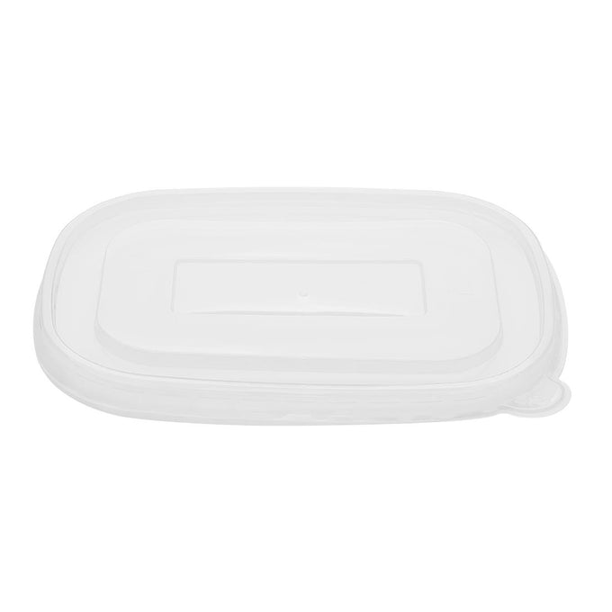 Couvercles en PP pour barquettes rectangulaires (lot de 300) - Fiesta Recyclable
