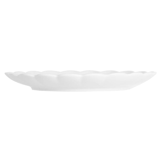 Assiettes festonnées Bloom blanches 175 mm (lot de 6) - Olympia