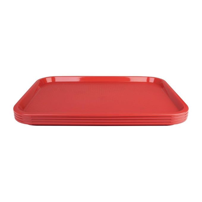 Plateau self-service Kristallon 305 × 415 mm rouge - Olympia