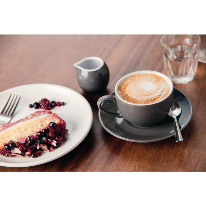 Tasses à cappuccino Café grises 340 ml (lot de 12) - Olympia