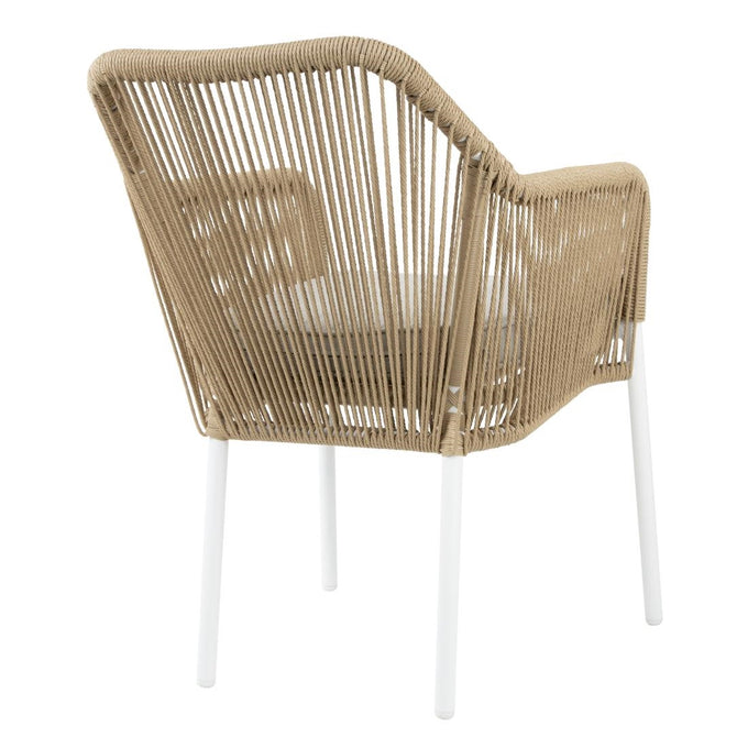 Fauteuils d'extérieur en rotin PE tressé Bay miel (lot de 2) - Bolero