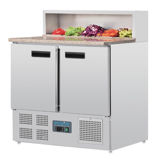 Comptoir de préparation réfrigéré à pizzas 288 L Série G - Polar