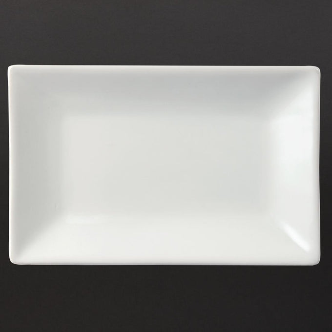 Plat rectangulaire de service 200 × 130 mm (lot de 6) - Olympia