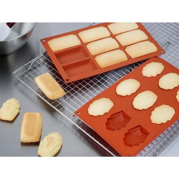 Plaque de 9 moules à gâteau en silicone - Vogue