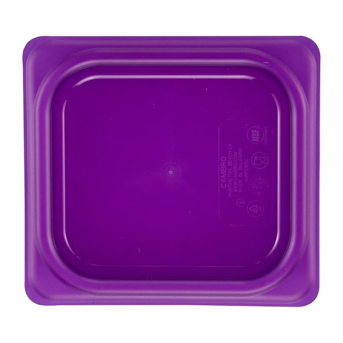 Couvercle hermétique en polypropylène GN 1/6 Safetrak IML violet - Cambro