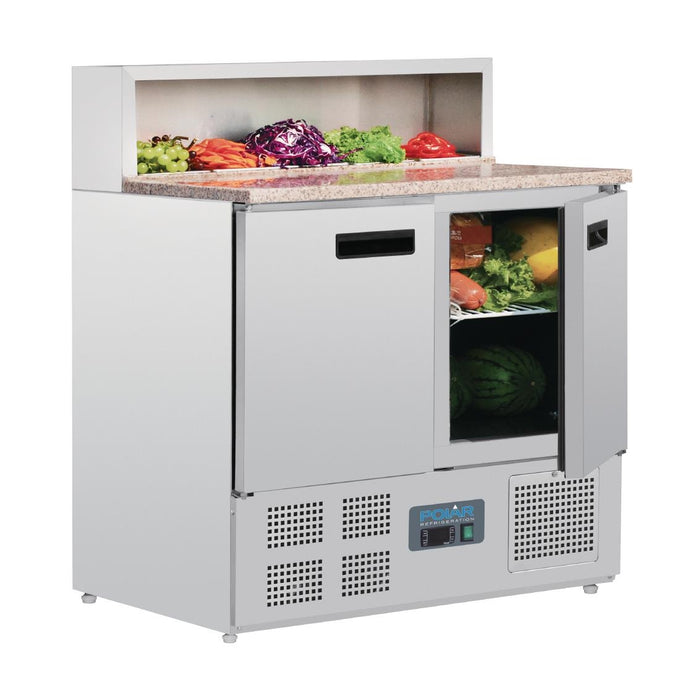 Comptoir de préparation réfrigéré à pizzas 288 L Série G - Polar