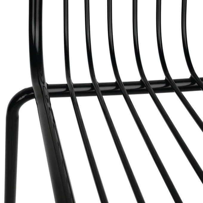 Chaises en fils d'acier (lot de 4) - Bolero